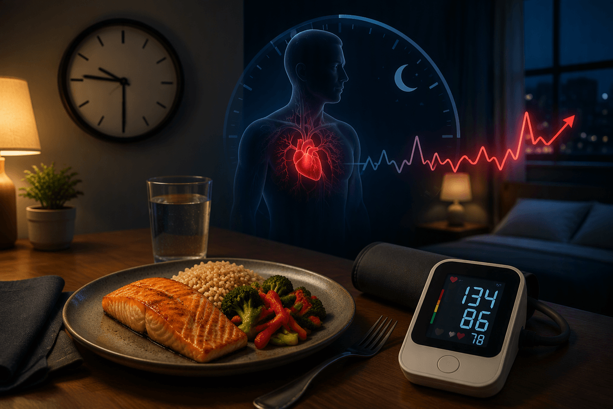 What Happens to Your Blood Pressure If You Eat Dinner Late