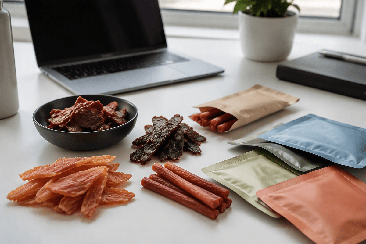 Meat and seafood snacks for savory protein cravings
