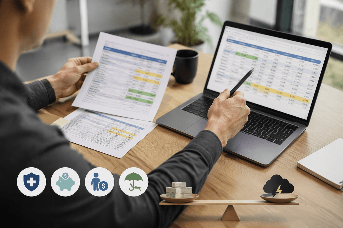 Convert perks into comparable dollars and risks