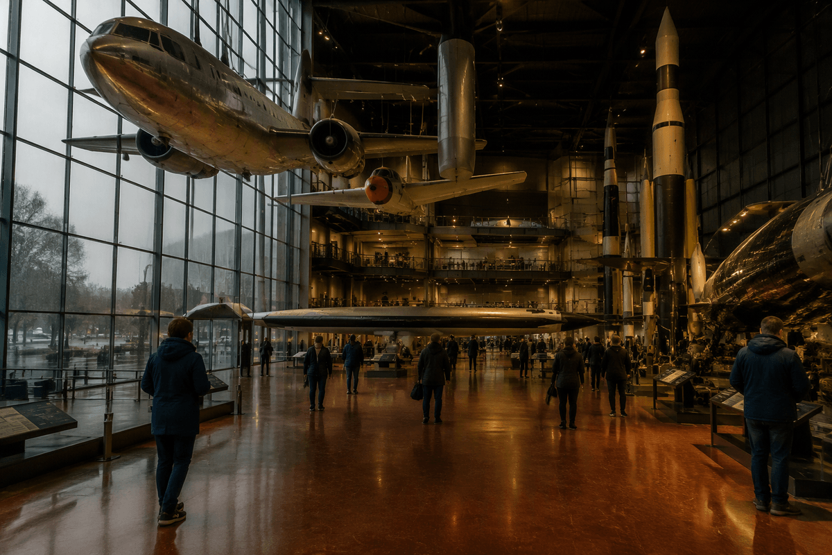 Saturday morning: Must timed-entry museum; Optional second museum; Skip Mall